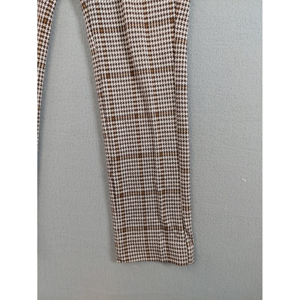 Free People Women Pants 0 Multicolor Plaid Houndstooth Pocket Stretch Career - Picture 5 of 15